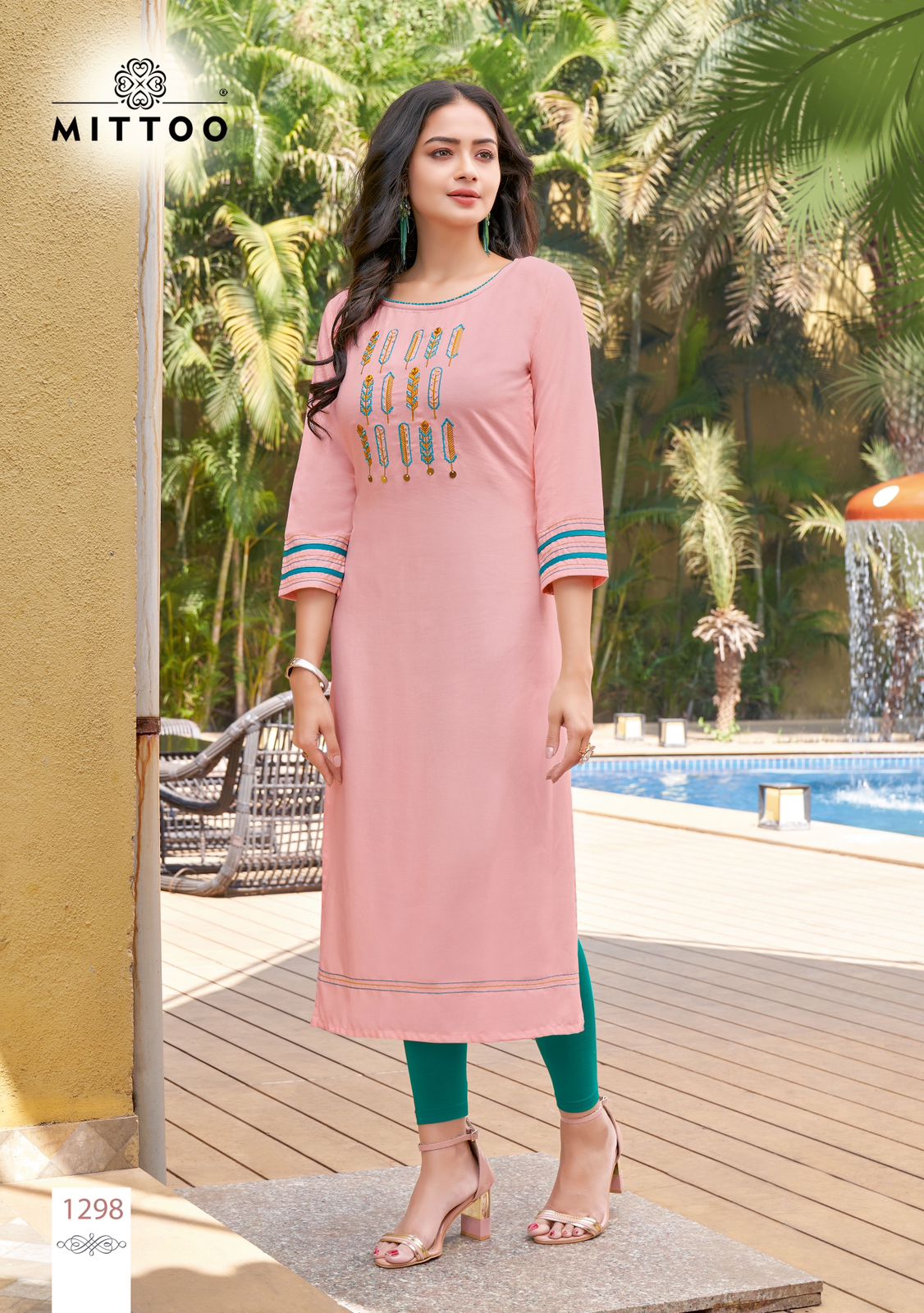 Palak Vol 34 By Mittoo Designer Kurtis Catalog